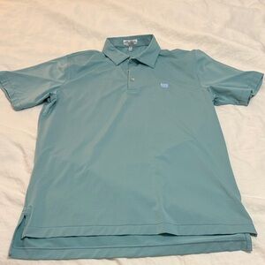 Peter Millar M Summer Comfort light teal polo